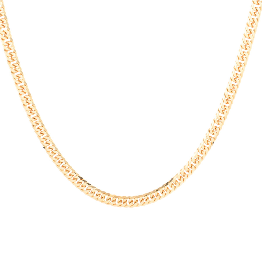 【中古A品】  ノンブランドジュエリー 喜平ネックレス 6面ダブル 50.4g   K18YG 元町本店