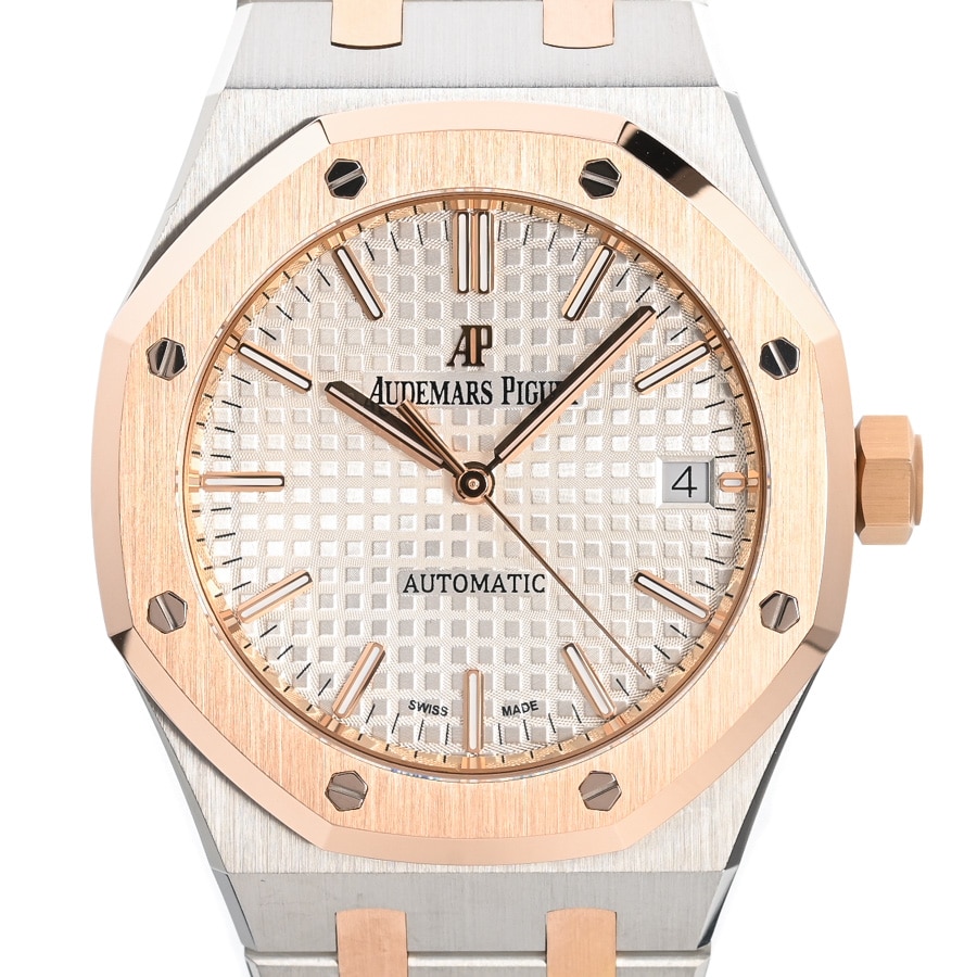 【中古A品】  オーデマピゲ ロイヤルオーク  15450SR.OO.1256SR.01 ステンレス/ピンクゴールド SHIBUYA