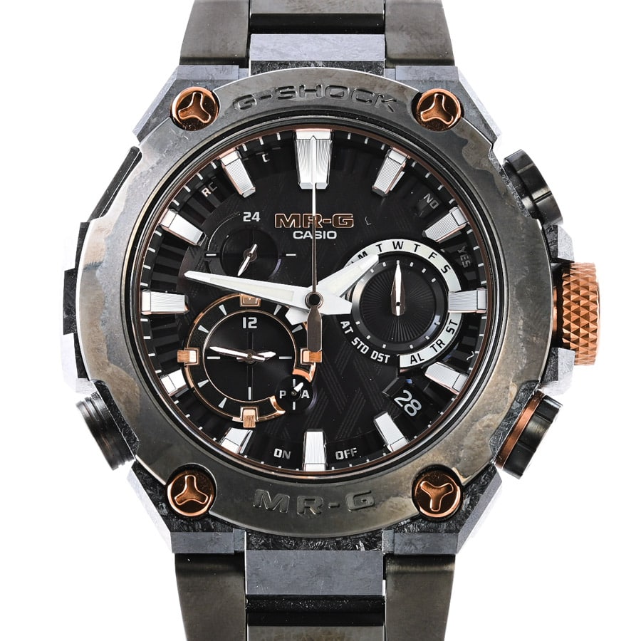 【中古A品】  カシオ G-SHOCK MR-G 重力丸・燦  MRG-B2000JS-1AJR チタニウム THE YOKOHAMA FRONT