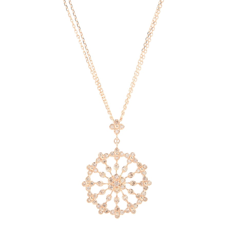 【中古A品】  ヴァンドーム ダイヤ ネックレス   K18ピンクゴールド 横浜関内店