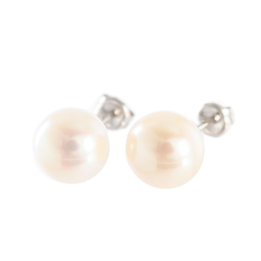 【中古A品】  ノンブランドジュエリー パール ピアス   プラチナ850 元町本店