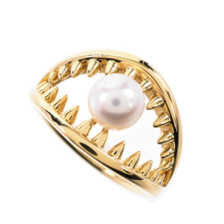 【中古A品】  タサキ デインジャーファング   K18イエローゴールド 新宿歌舞伎町店