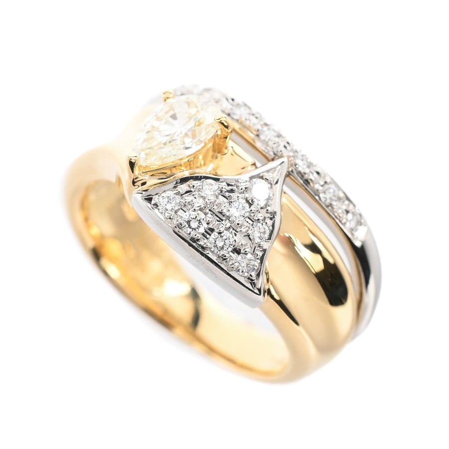 【中古A品】  その他ブランド 翁淳   プラチナ900/K18イエローゴールド(Pt900/K18YG) 元町本店