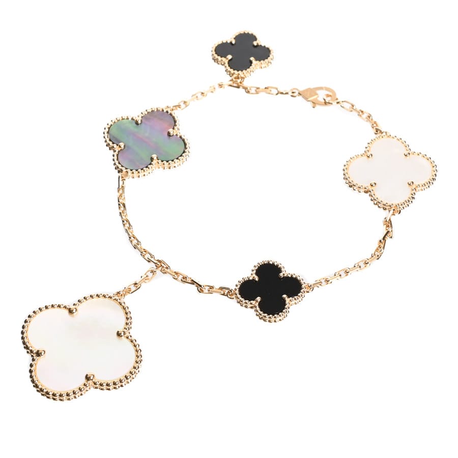 【中古A品】  ヴァンクリーフアーペル マジックアルハンブラ  VCARD78700 K18イエローゴールド 元町本店