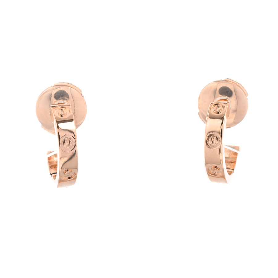 【中古A品】  カルティエ ミニラブピアス  B8029000 K18ピンクゴールド THE YOKOHAMA FRONT