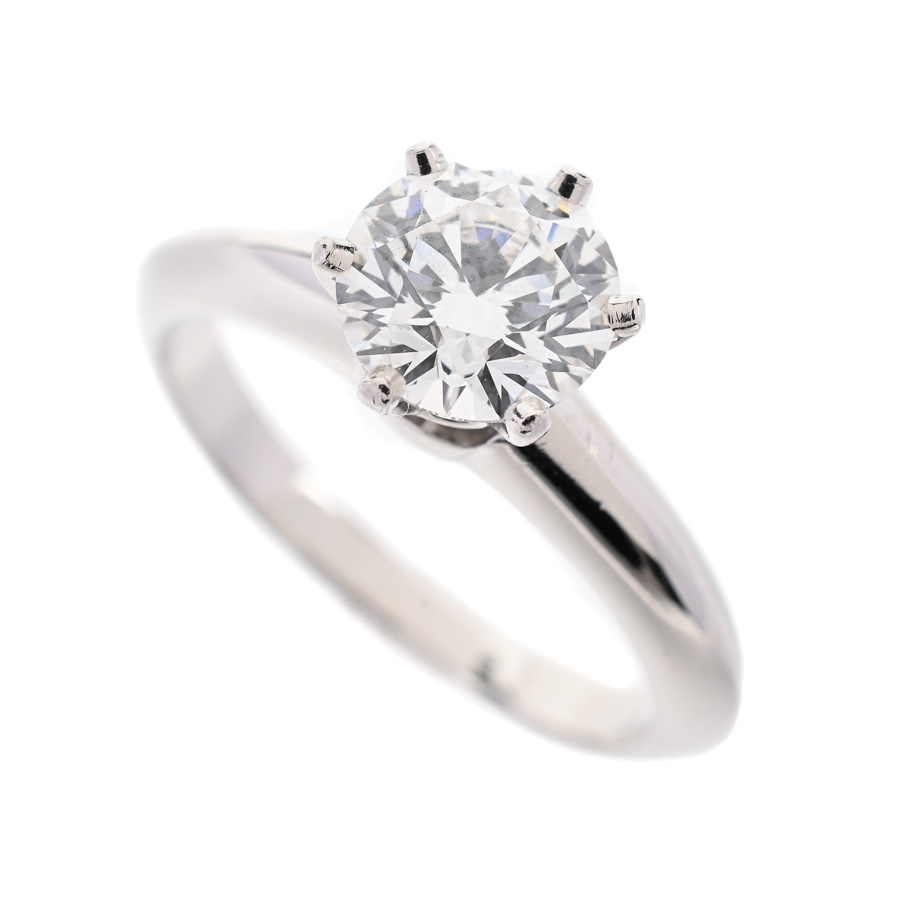 【中古A品】  ティファニー ソリティア   Pt950 新宿歌舞伎町店