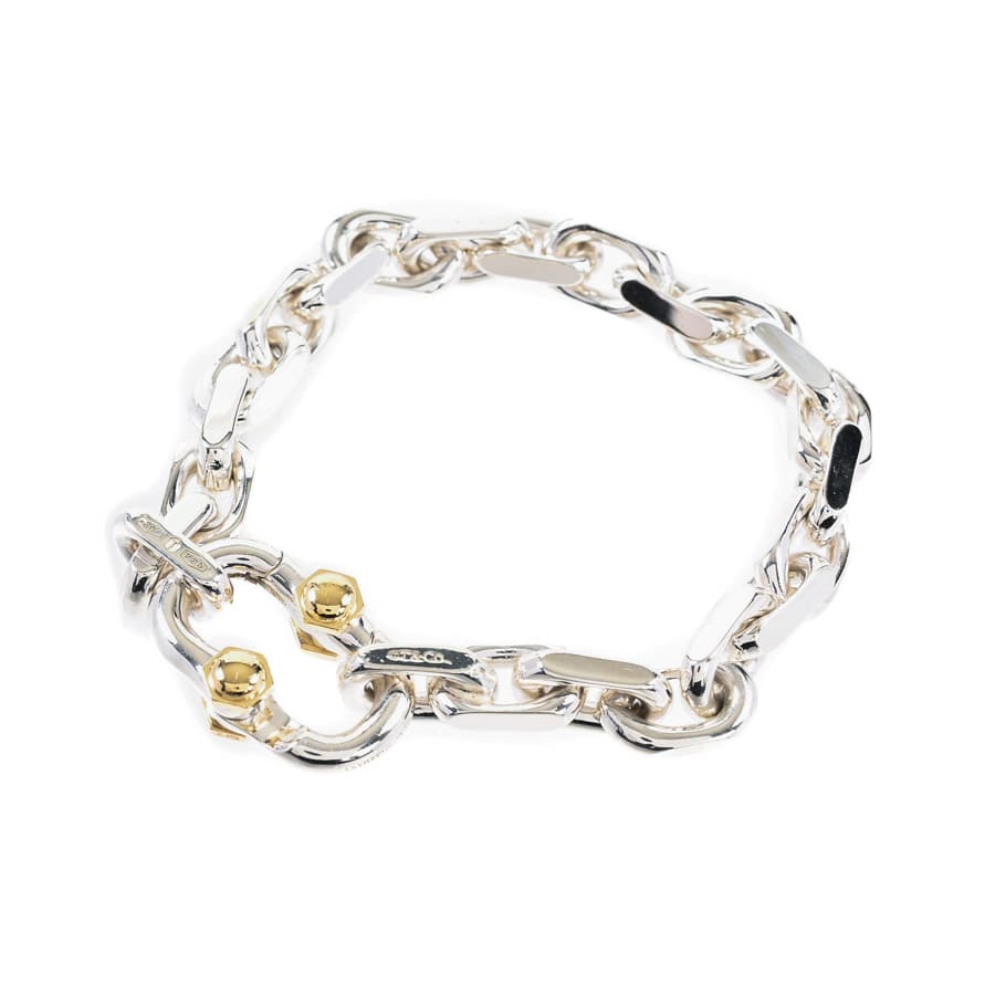 【中古A品】  ティファニー メイカーズ ワイド   K18イエローゴールド/シルバー925(K18YG/SV925) 新宿歌舞伎町店