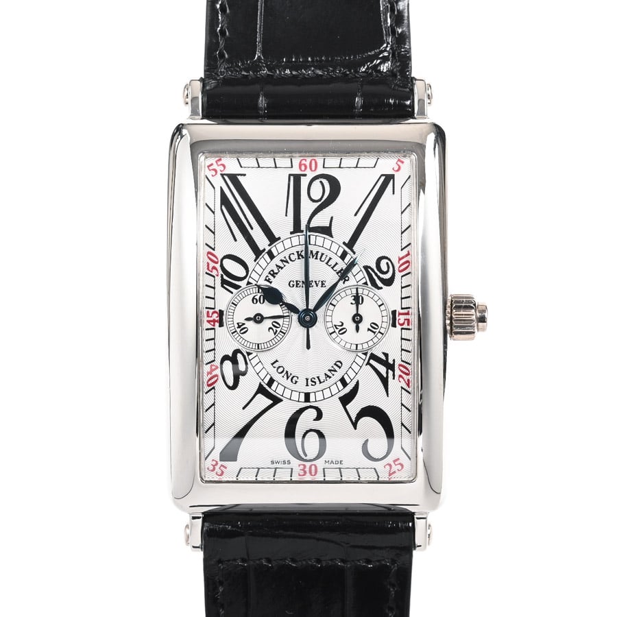 【中古A品】  フランクミュラー ロングアイランド クロノグラフ モノプッシャー  1100MP プラチナ/ホワイトゴールド 横浜関内店