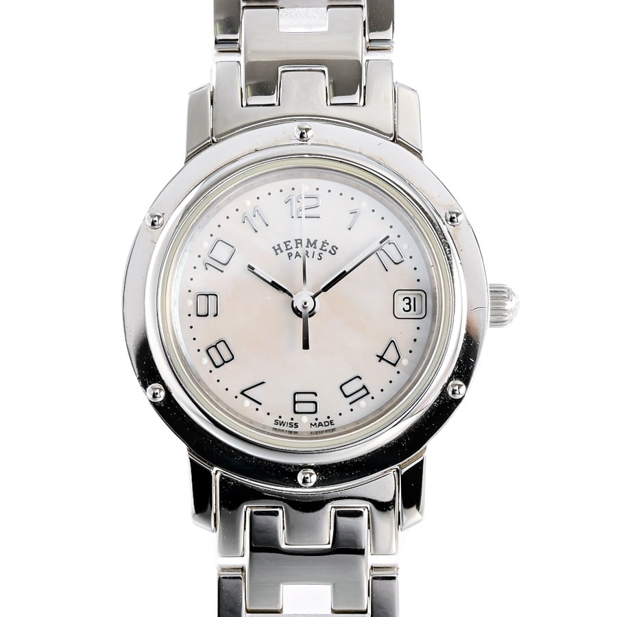 【中古A品】  エルメス クリッパー ナクレ  CL4.210 ステンレス 元町本店