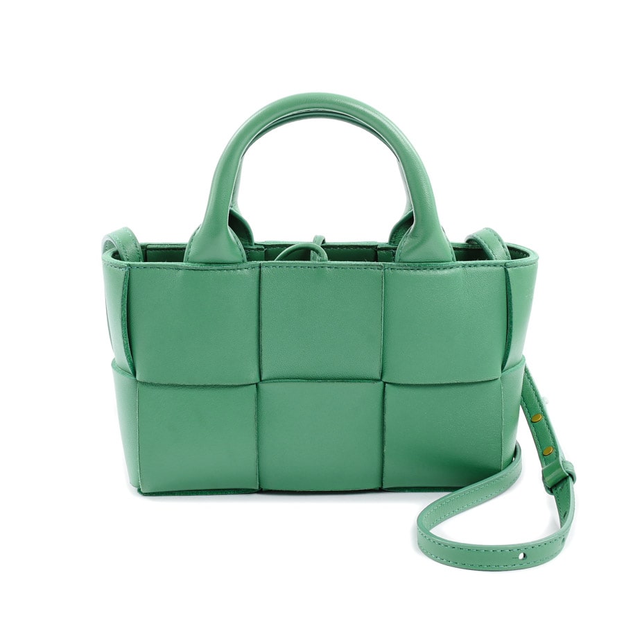 【中古A品】  ボッテガヴェネタ ミニアルコトート  709337 マキシイントレチャート 横浜関内店