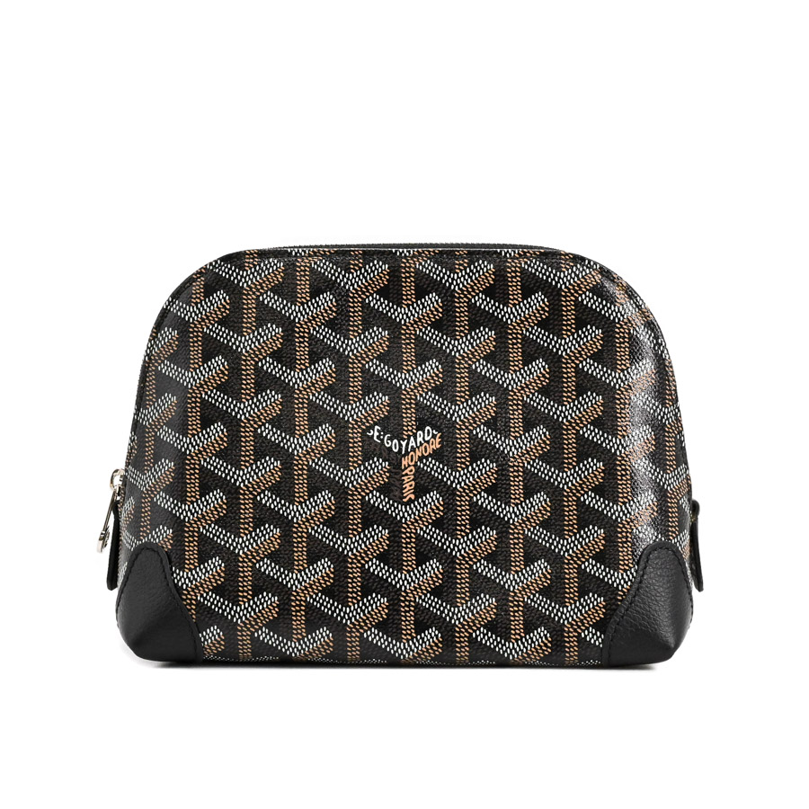 【未使用品】  ゴヤール ヴァンドームコスメティックポーチ   コーティングキャンバス 銀座