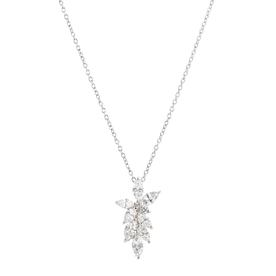 【中古A品】  スワ ダイヤ ネックレス   Pt950 横浜関内店