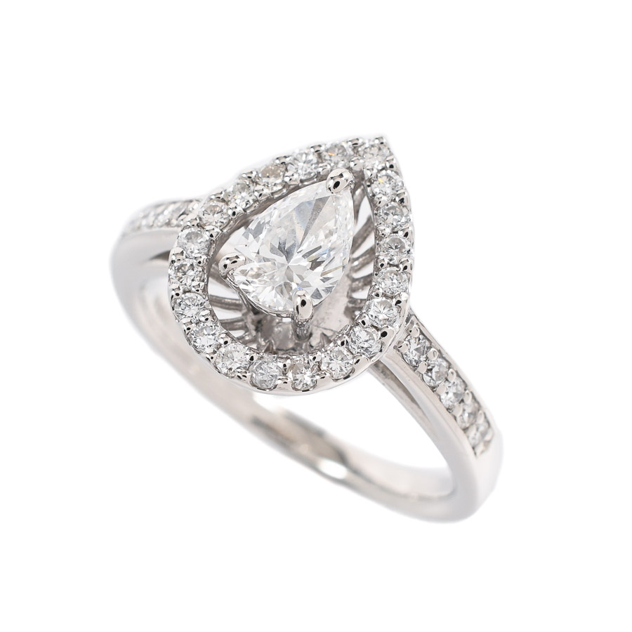 【中古A品】  ノンブランドジュエリー ダイヤ リング   プラチナ900 元町本店