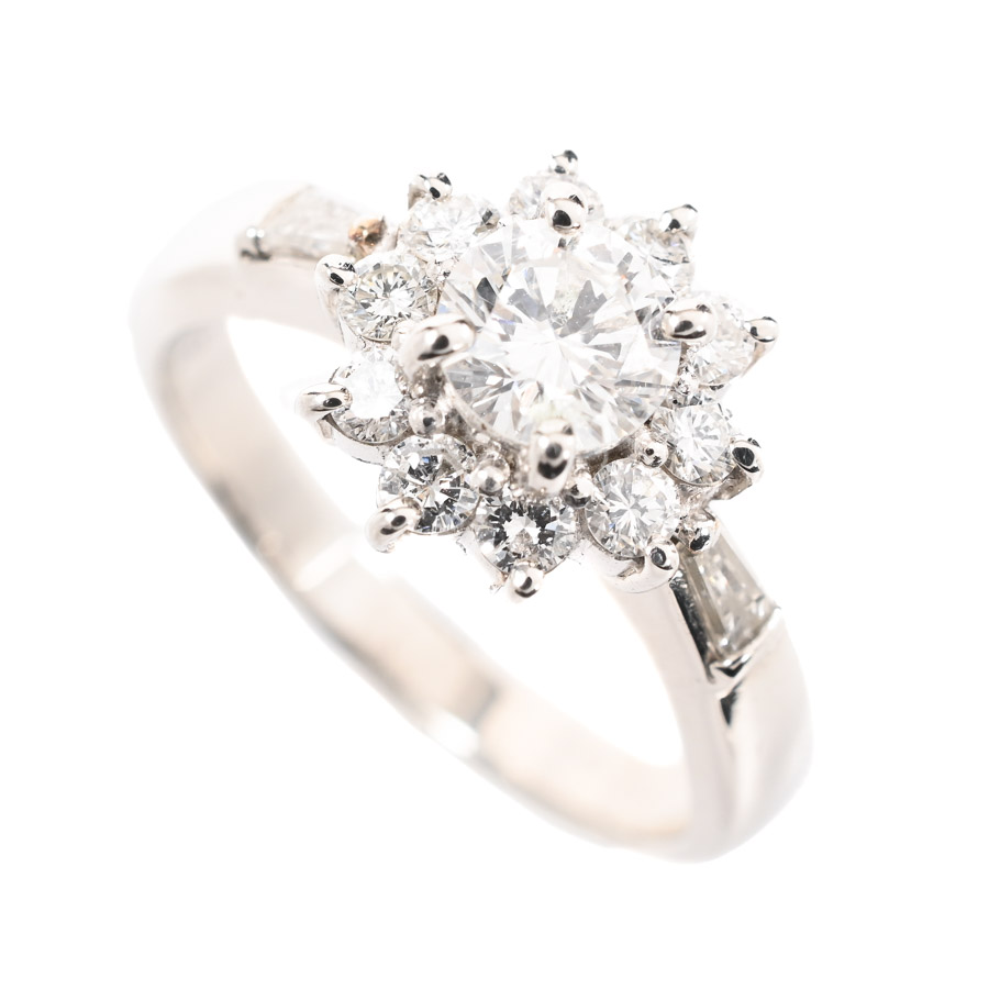 【中古A品】  ノンブランドジュエリー ダイヤ リング   プラチナ900 横浜関内店