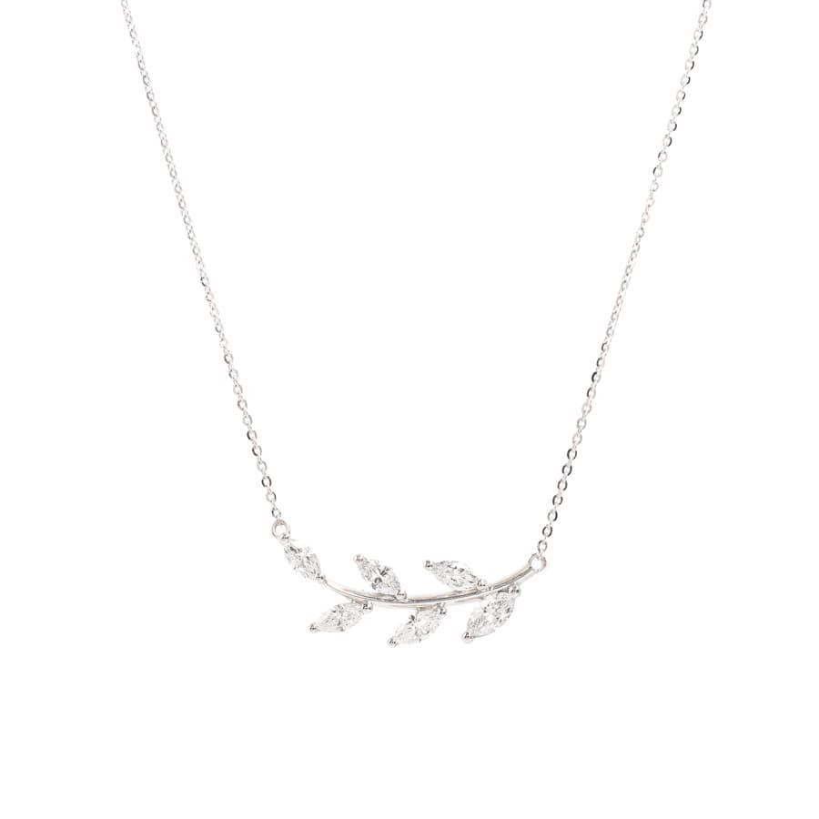 【中古A品】  ノンブランドジュエリー ダイヤ ネックレス   K18ホワイトゴールド 横浜関内店