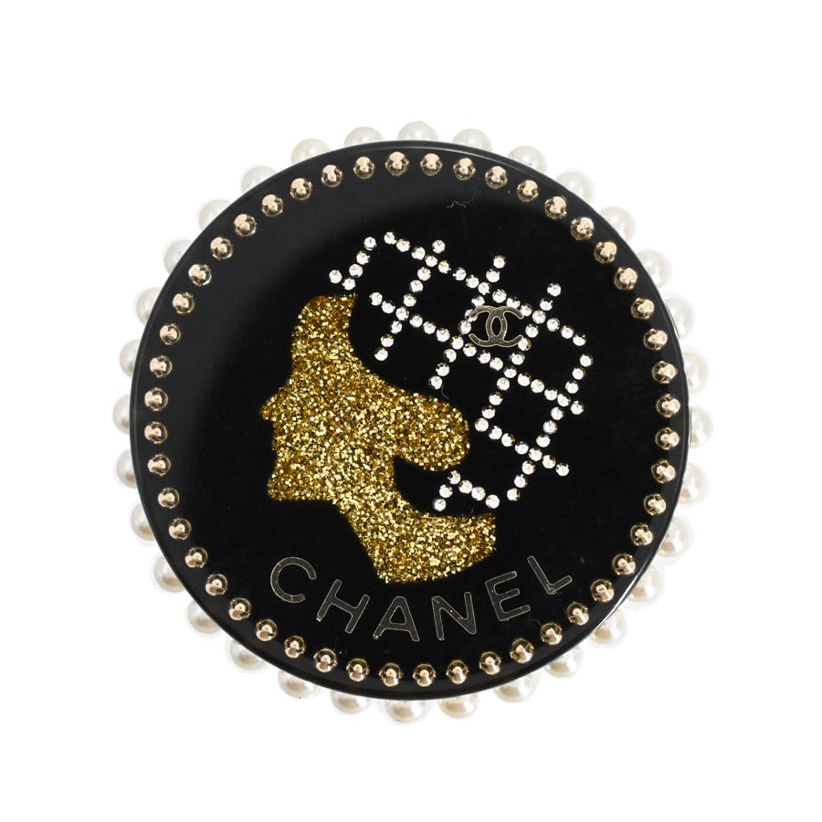 【中古A品】  シャネル ブローチ   プラスチック 元町本店