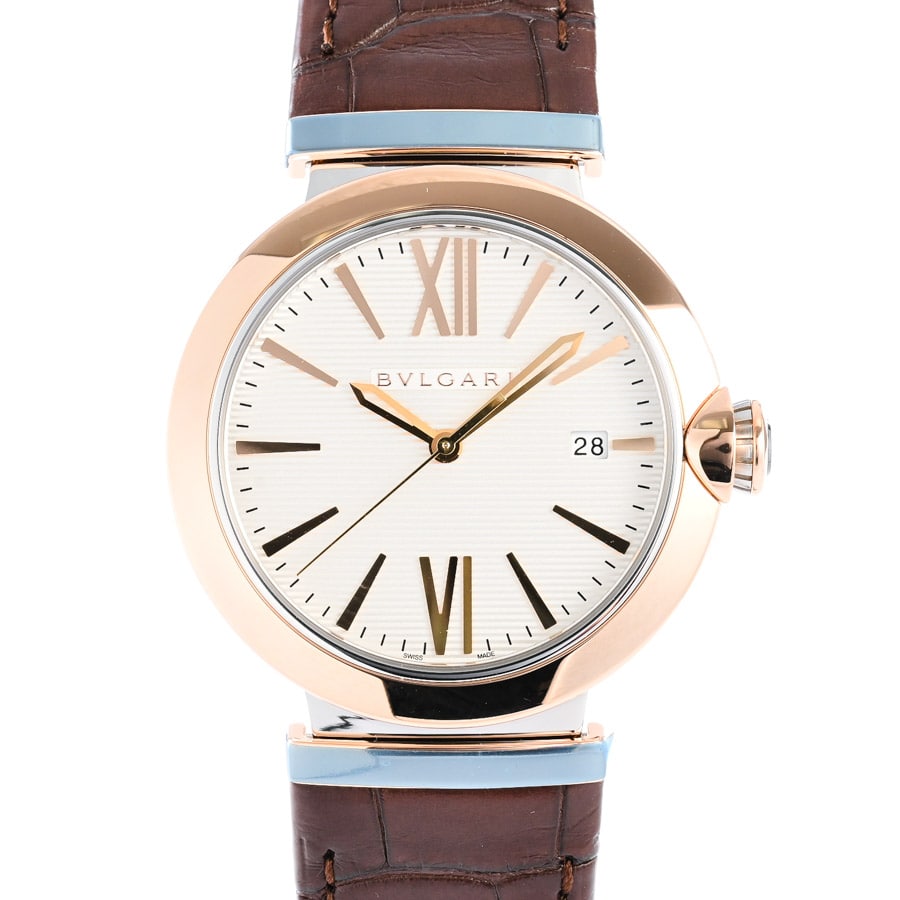 【中古A品】  ブルガリ ルチェア  LUP40SG ステンレス/ピンクゴールド 元町本店