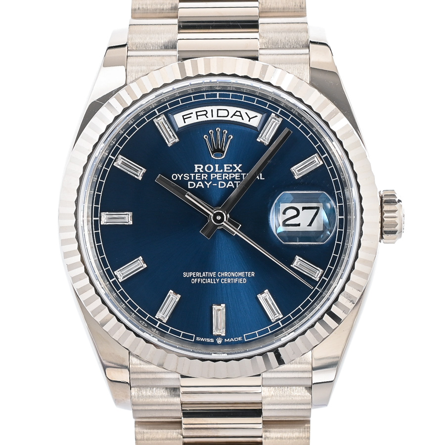 【中古A品】  ロレックス デイデイト36  128239A ホワイトゴールド 銀座