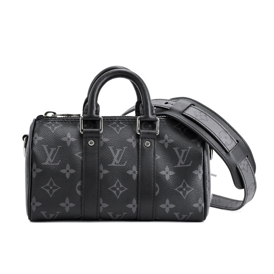 【中古SA品】  ルイヴィトン キーポルXS モノグラムエクリプス M45947  元町本店