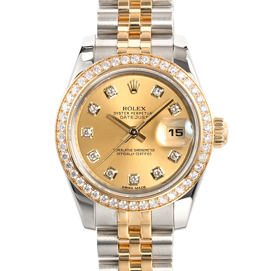 【中古A品】  ロレックス デイトジャスト  179383G ステンレス/イエローゴールド 横浜関内店