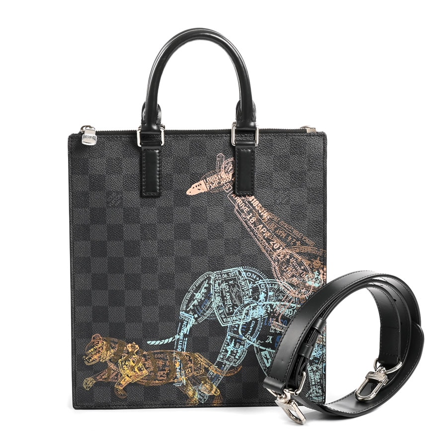 【中古AB品】  ルイヴィトン サックプラメッセンジャー ダミエグラフィット N45276  新宿歌舞伎町店