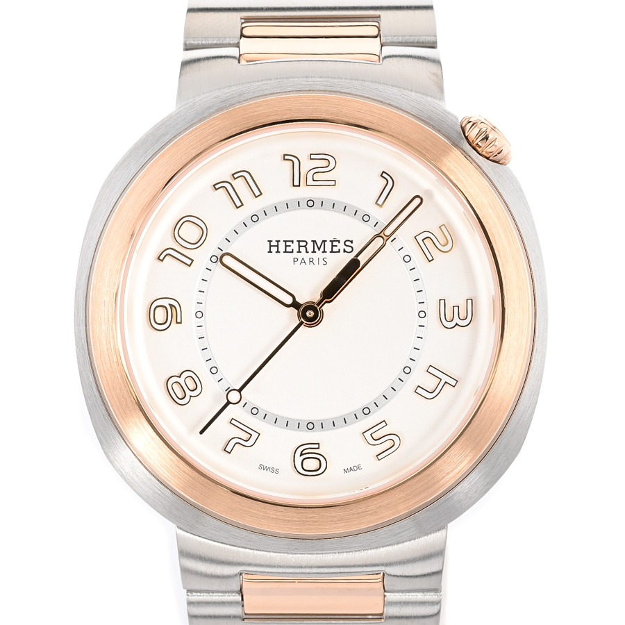 【中古A品】  エルメス エルメス カットGM  SD1.520 ステンレス/ピンクゴールド 銀座