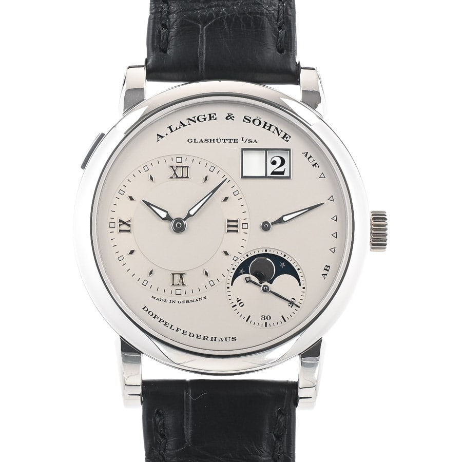 【中古A品】  ランゲアンドゾーネ ランゲ1 ムーンフェイズ  109.025 プラチナ 銀座