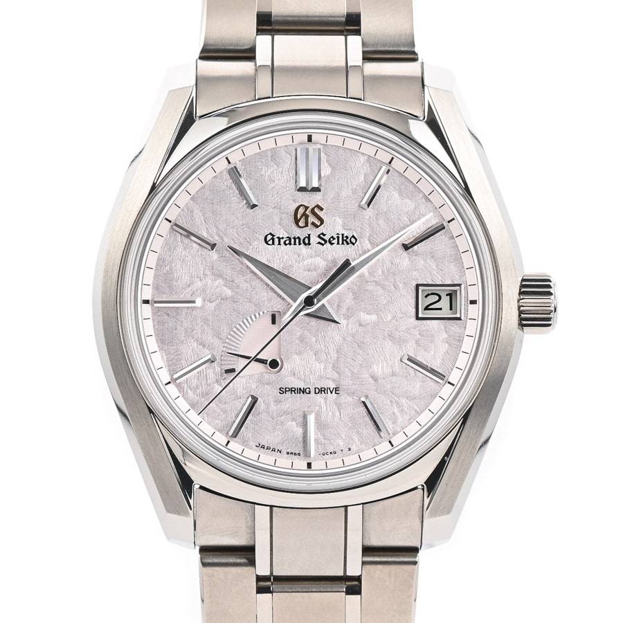 【未使用品】  グランドセイコー ヘリテージコレクション スプリングドライブ  SBGA443 チタニウム 銀座