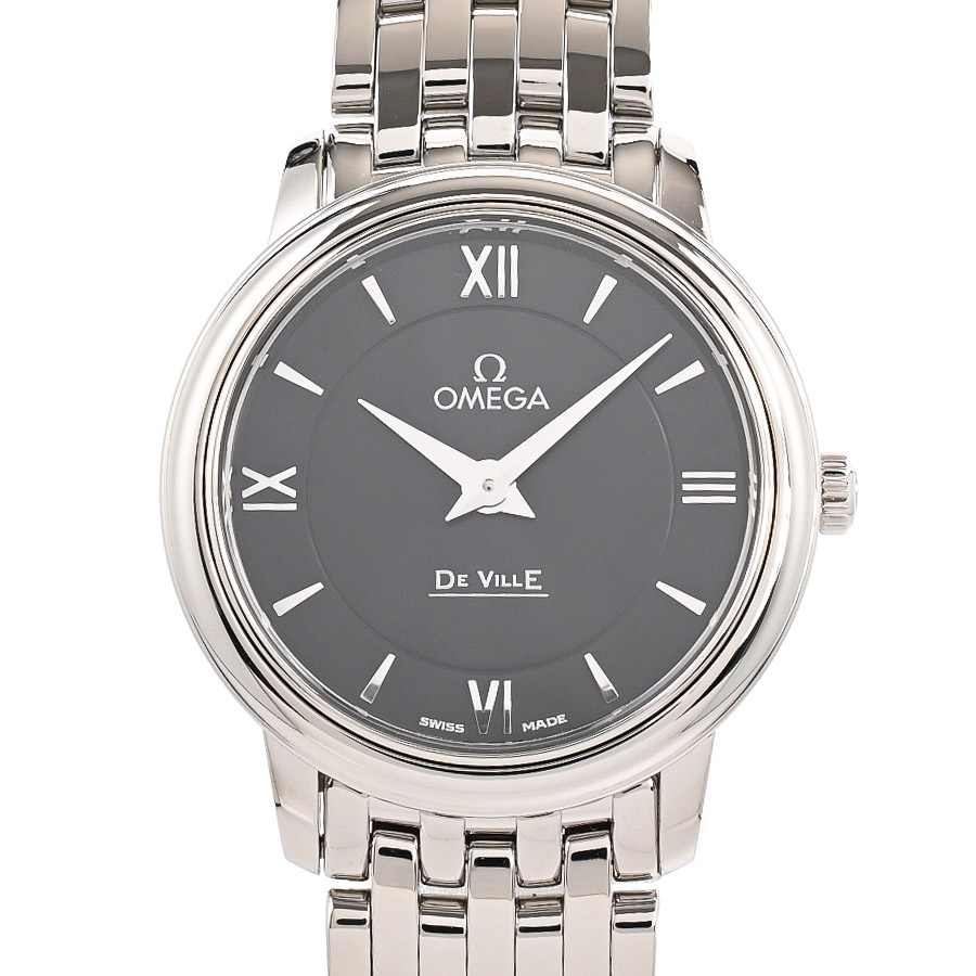 【中古A品】  オメガ デビル プレステージ  424.10.27.60.01.001 ステンレス THE YOKOHAMA FRONT