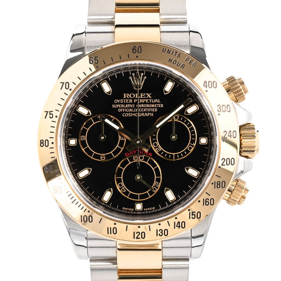 【中古A品】  ロレックス デイトナ  116523 ステンレス/イエローゴールド SHIBUYA