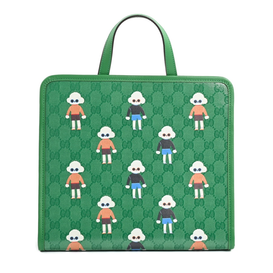 【中古A品】  グッチ チルドレンズトートバッグ  605614 GGスプリーム 元町本店