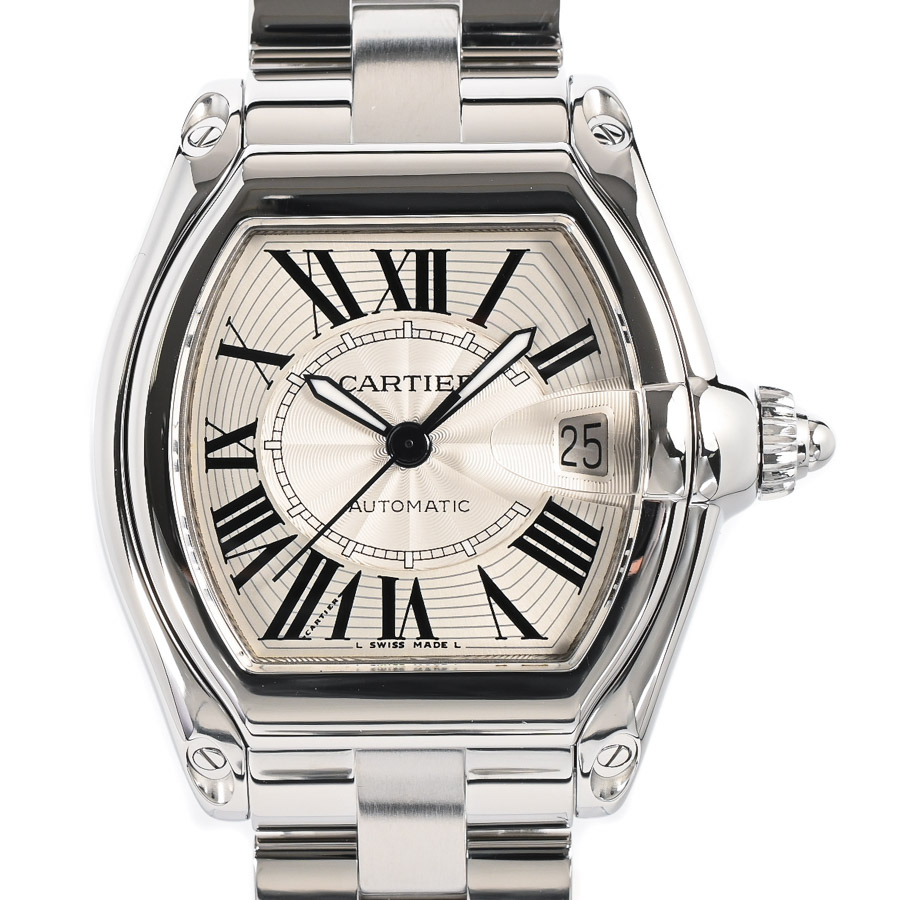 【中古A品】  カルティエ ロードスターLM  W62025V3 ステンレス 元町本店