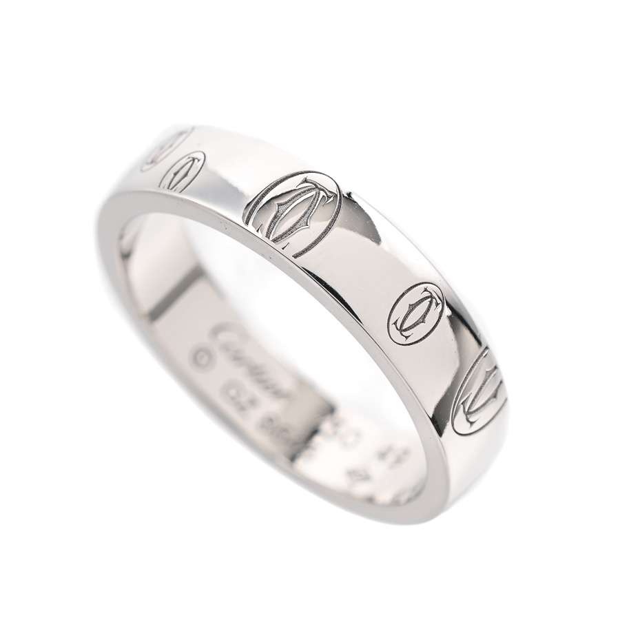 【中古A品】  カルティエ ハッピーバースデー   K18ホワイトゴールド 銀座