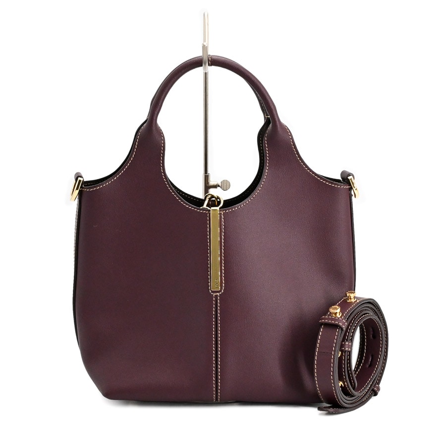 【中古A品】  トッズ ショッピングトートミニ   カーフ 元町本店