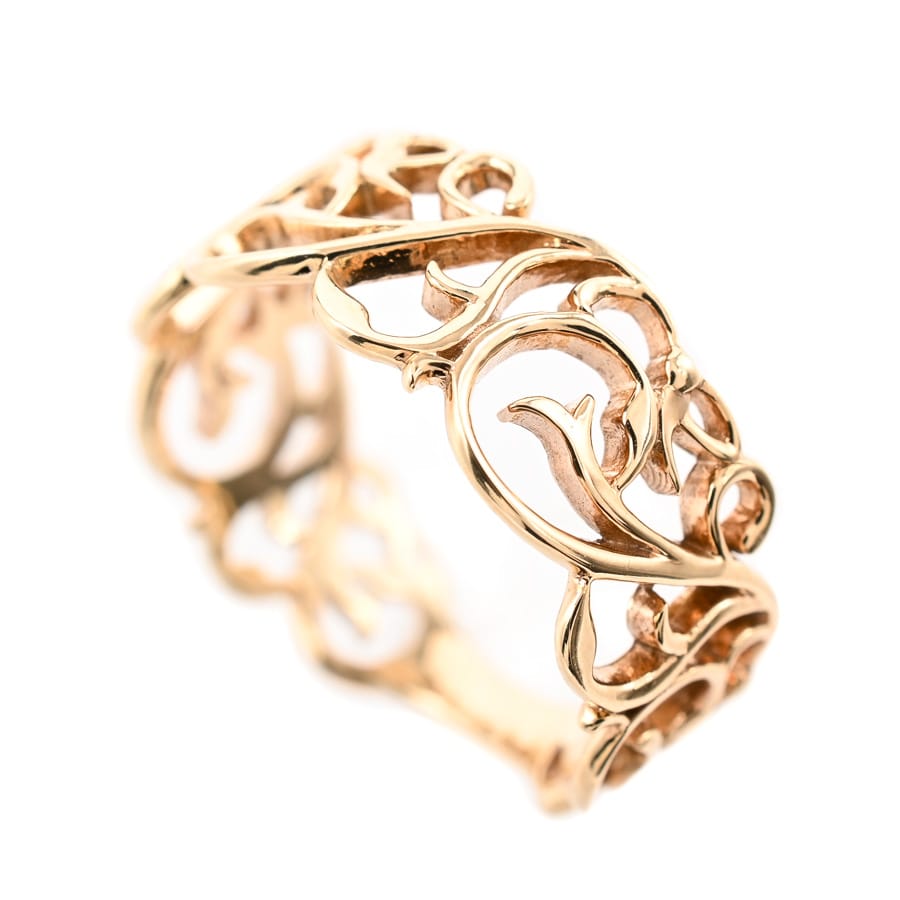 【中古A品】  アガット リング   K10ピンクゴールド 新宿歌舞伎町店