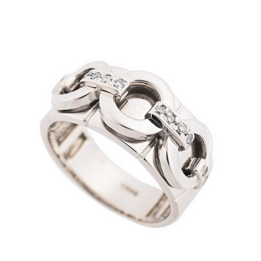 【中古A品】  ノンブランドジュエリー ダイヤ リング   K18ホワイトゴールド 横浜関内店