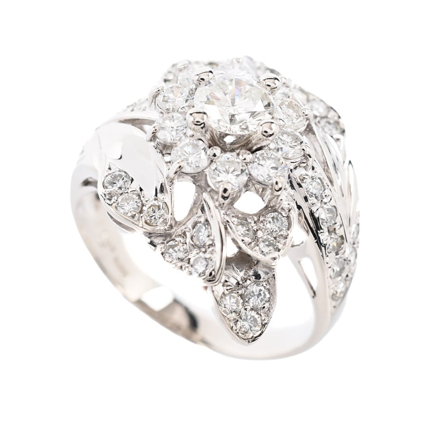 【中古A品】  ノンブランドジュエリー ダイヤ リング   プラチナ900 横浜関内店