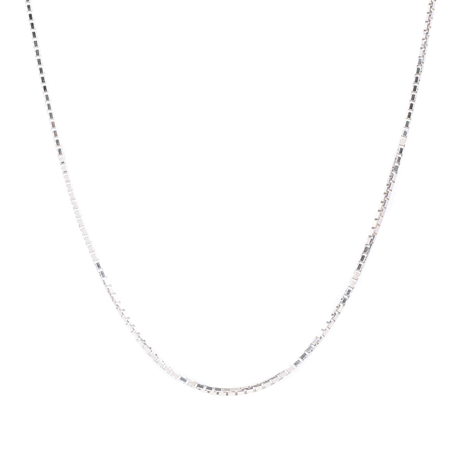 【中古A品】  ノンブランドジュエリー ベネチアンチェーン   プラチナ850 元町本店