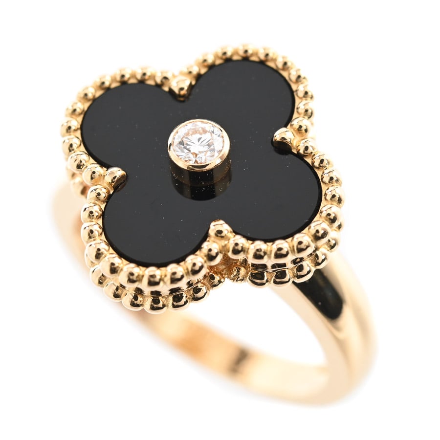 【中古A品】  ヴァンクリーフアーペル ヴィンテージアルハンブラ  VCARA41049 K18イエローゴールド 元町本店