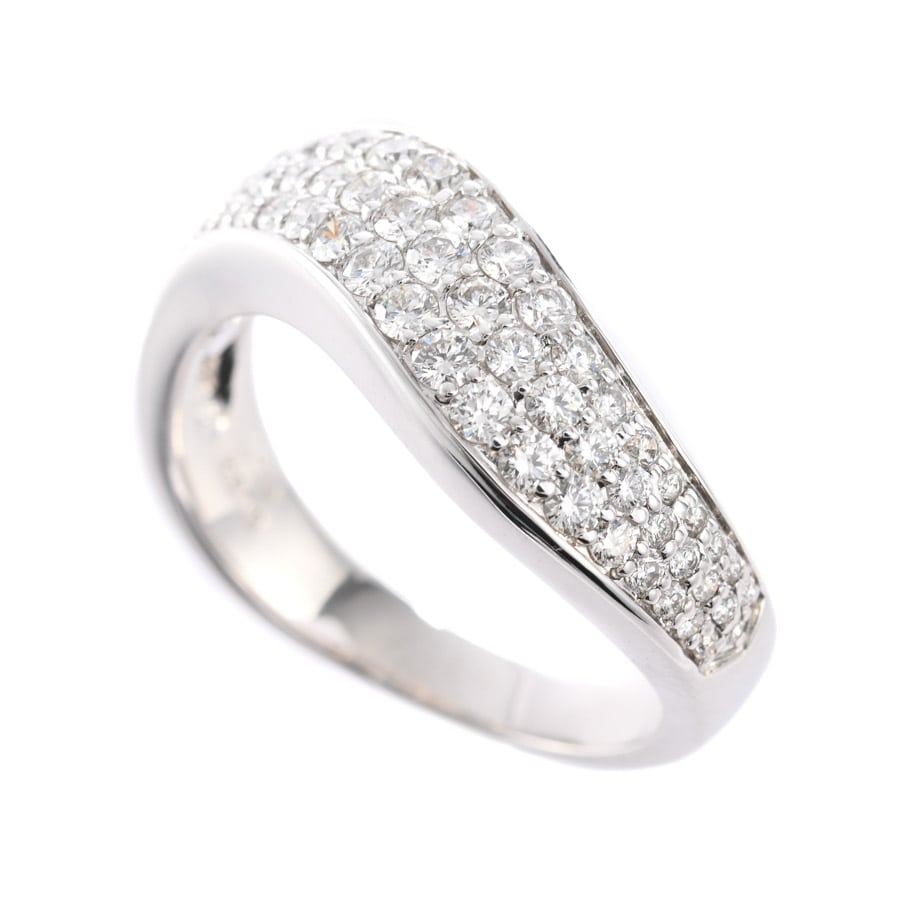 【中古A品】  ノンブランドジュエリー ダイヤ リング   K18ホワイトゴールド 横浜関内店