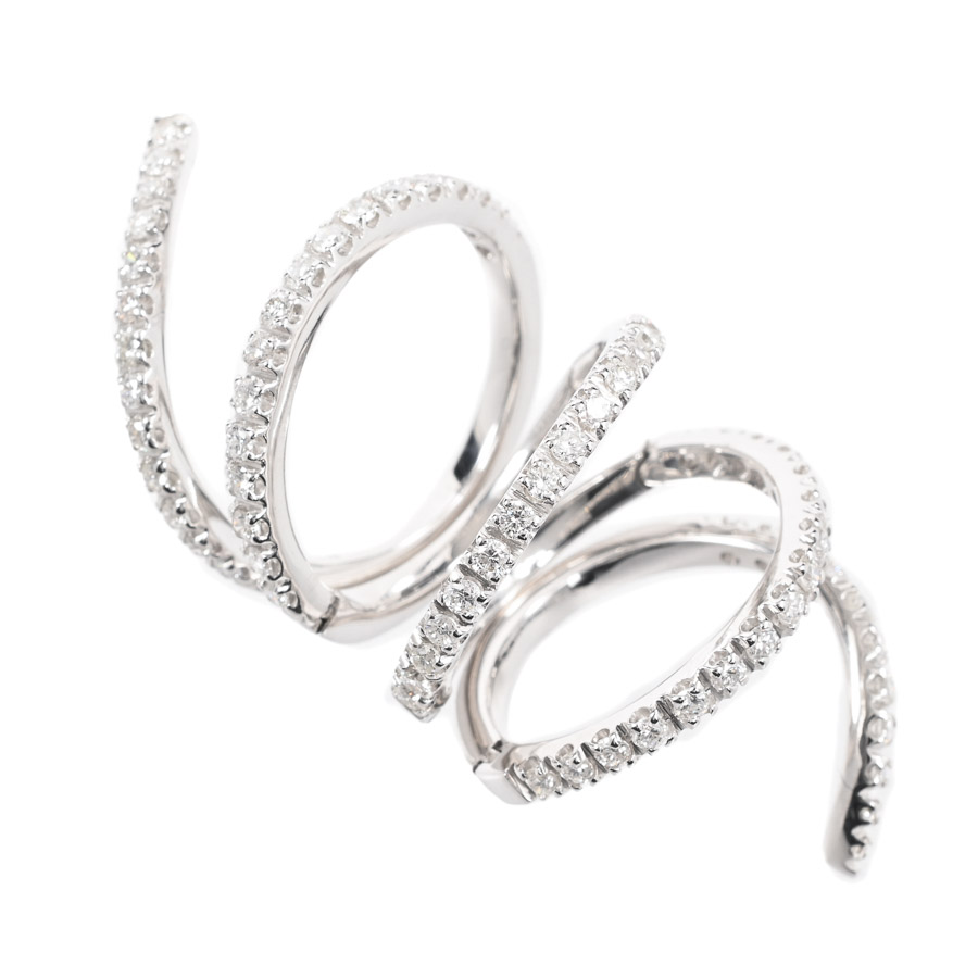 【中古A品】  ノンブランドジュエリー ダイヤ リング   K18ホワイトゴールド 横浜関内店