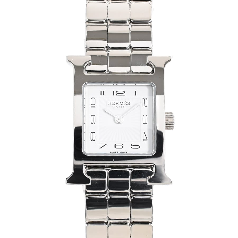 【中古A品】  エルメス Hウォッチミニ  HH1.110 ステンレス 銀座
