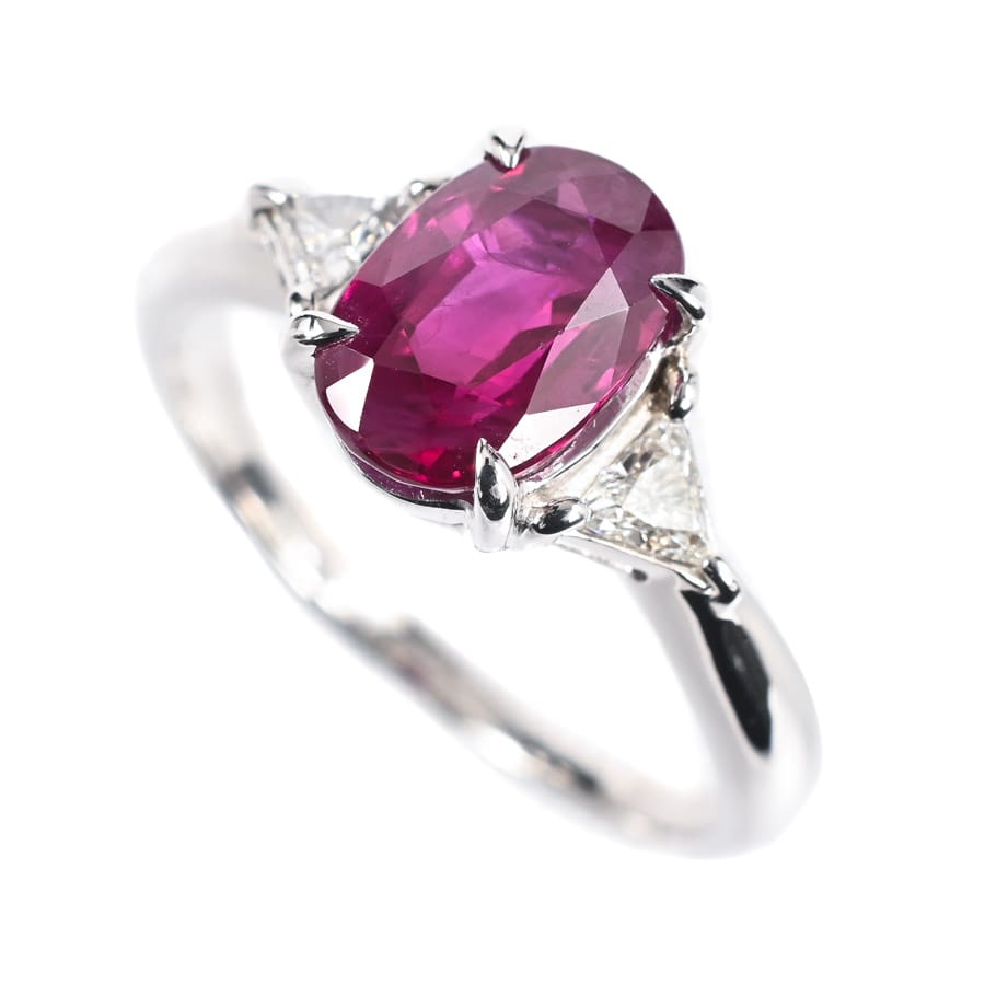 【中古A品】  ノンブランドジュエリー ルビー リング   プラチナ900 横浜関内店