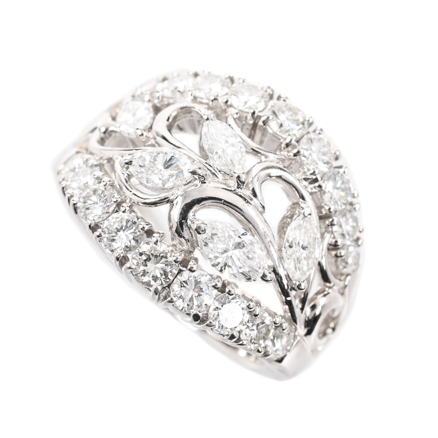 【中古A品】  ノンブランドジュエリー ダイヤ リング   プラチナ900 横浜関内店