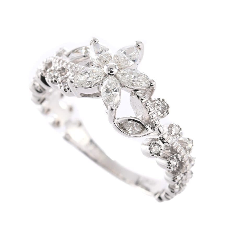 【中古A品】  ノンブランドジュエリー ダイヤ リング   K18ホワイトゴールド 横浜関内店