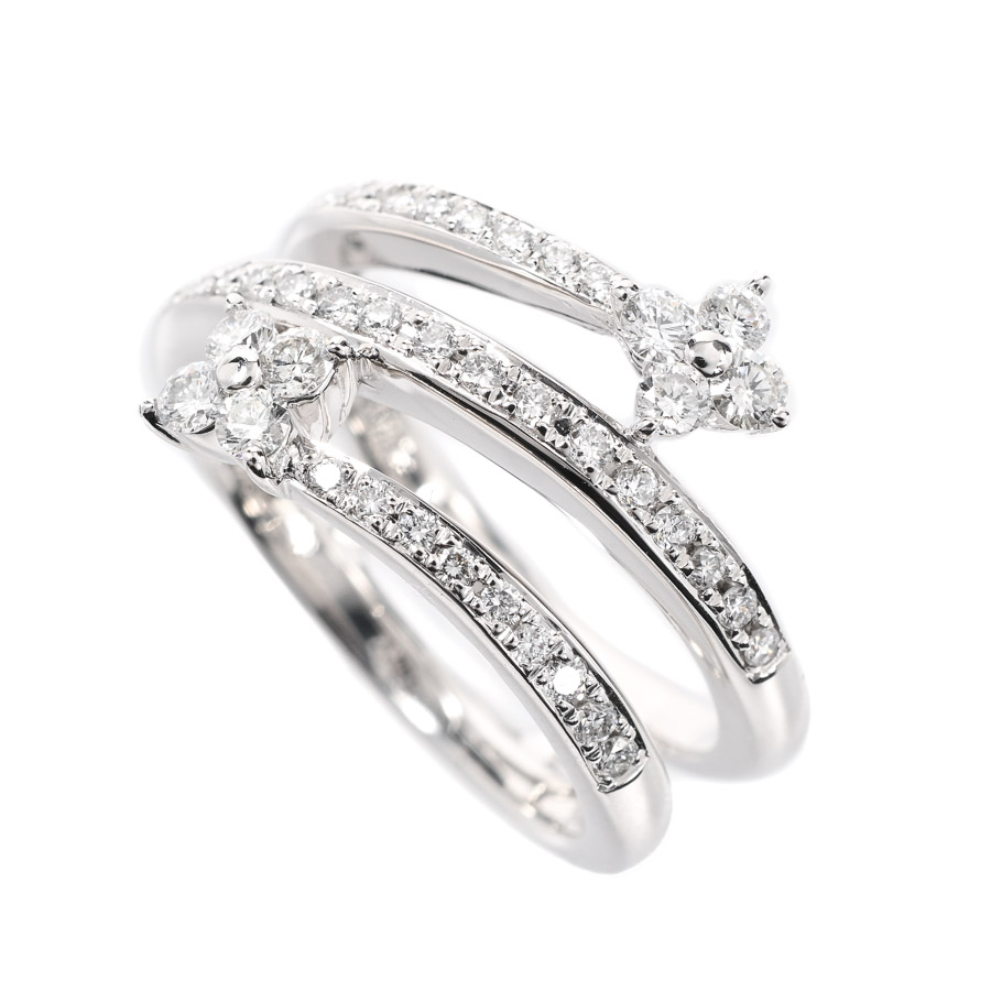 【中古A品】  ノンブランドジュエリー ダイヤ リング   K18ホワイトゴールド 横浜関内店