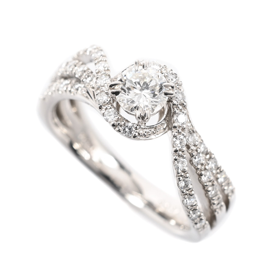 【中古A品】  ノンブランドジュエリー ダイヤ リング   プラチナ900 元町本店