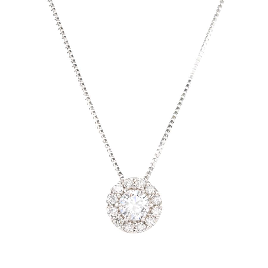 【中古A品】  ノンブランドジュエリー ダイヤ ネックレス   プラチナ900/850 横浜関内店