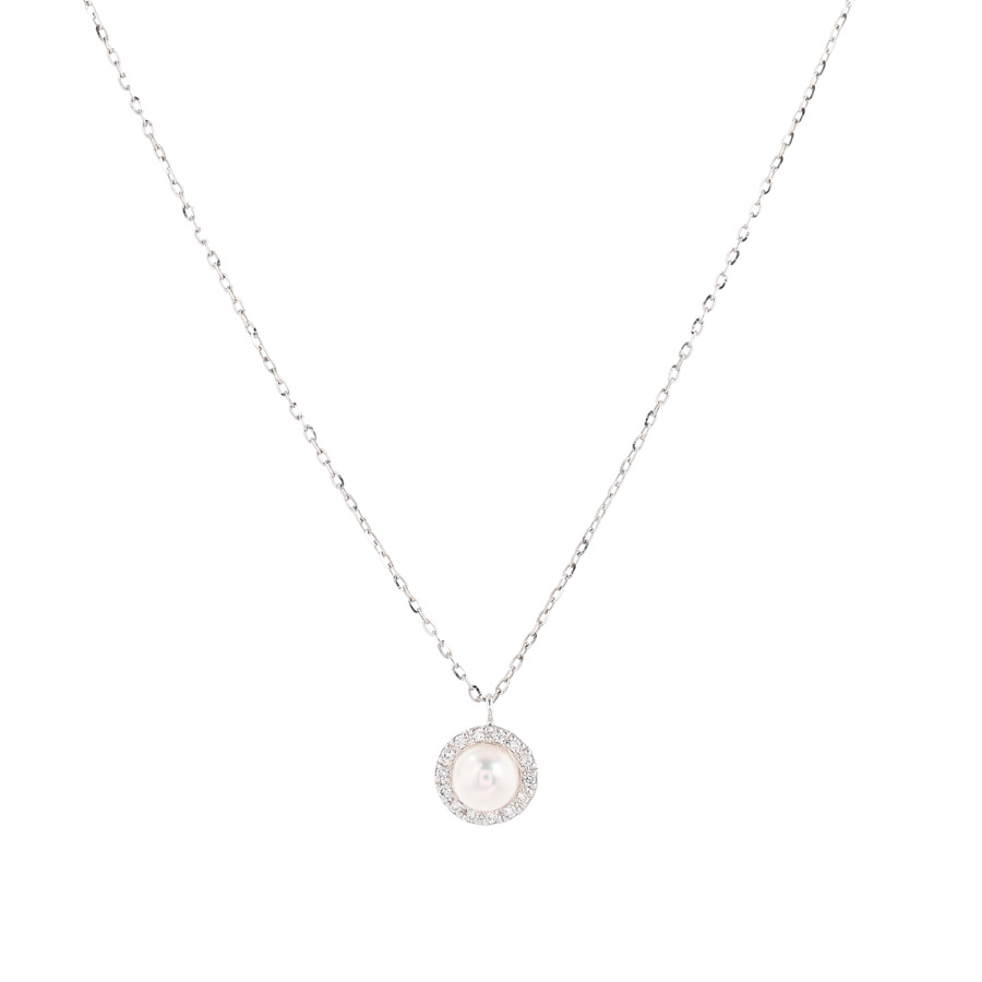 【中古A品】  ノンブランドジュエリー パール ネックレス   プラチナ900/850 横浜関内店