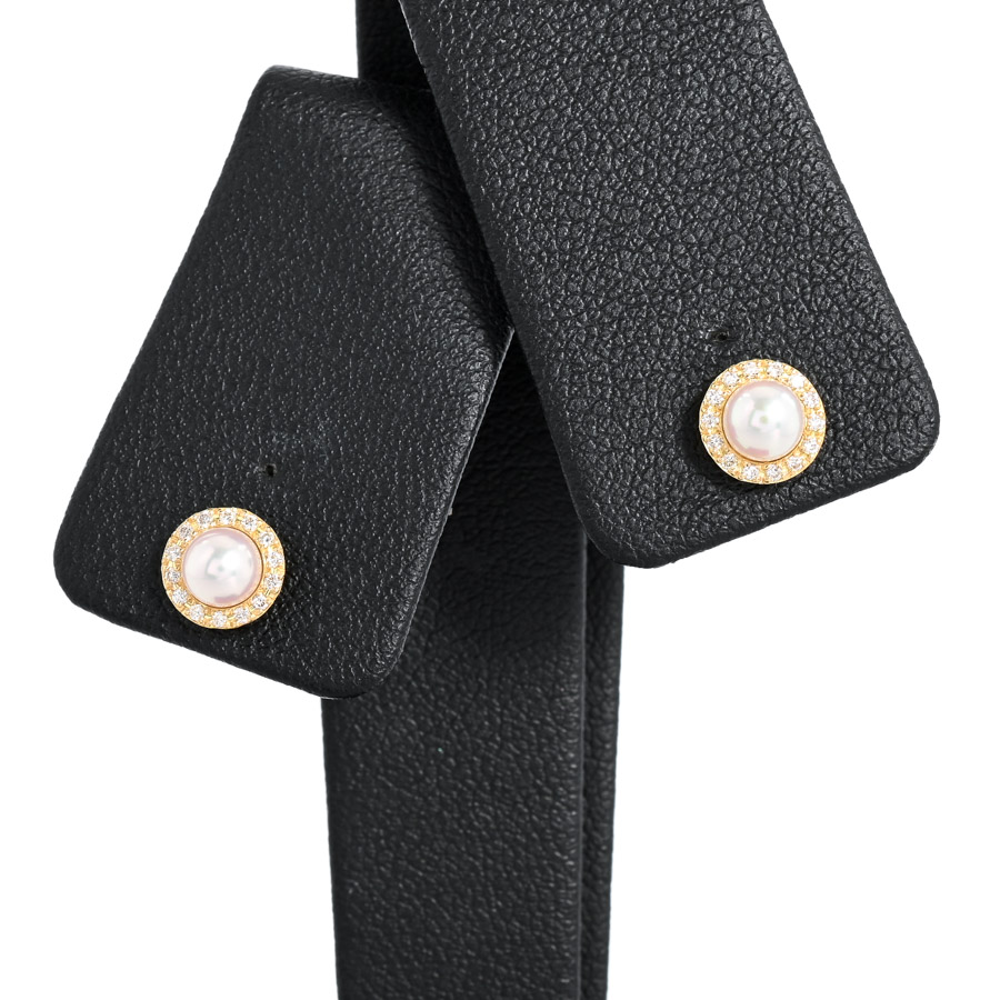 【中古A品】  ノンブランドジュエリー パール ピアス   K18YG 横浜関内店